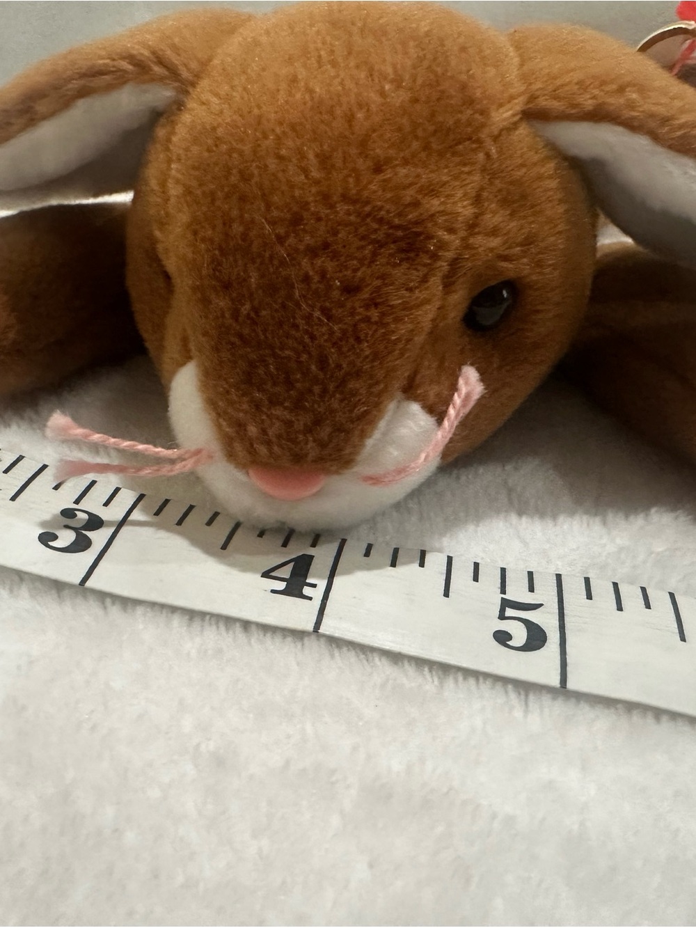TY Ears Brown Plush Bunny Small Pet Toy - Brand: